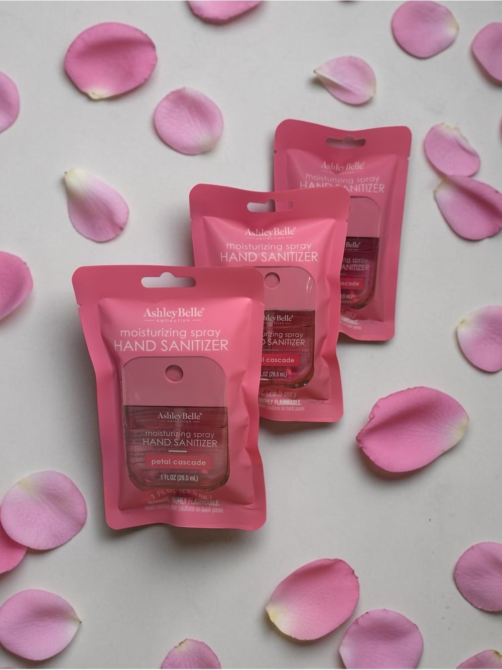 Pink Moisturizing Spray Hand Sanitizer - Petal Cascade
